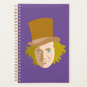 Willy Wonka Stenciled Face Graphic Planer (Vorderseite)