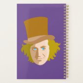 Willy Wonka Stenciled Face Graphic Planer (Rückseite)