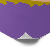 Willy Wonka Stenciled Face Graphic Poster (Ecke)