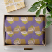 Willy Wonka Stenciled Face Graphic Seidenpapier (Geschenk)