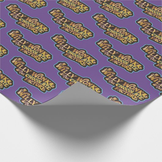 Willy Wonka & the Chocolate Factory Logo Geschenkpapier (Ecke)