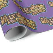 Willy Wonka & the Chocolate Factory Logo Geschenkpapier (Rolleneckpunkt)