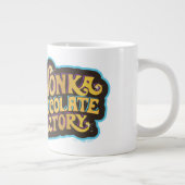 Willy Wonka und das Logo der Schokoladenfabrik Jumbo-Tasse (Rechts)