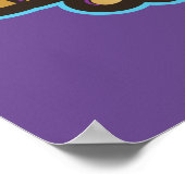 Willy Wonka und das Logo der Schokoladenfabrik Poster (Ecke)