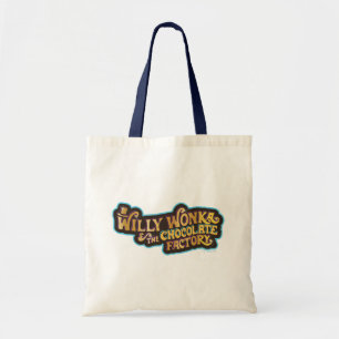 Willy Wonka und das Logo der Schokoladenfabrik Tragetasche
