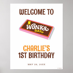 Willy Wonka und die Schokoladenfabrik Geburtstagsz Poster