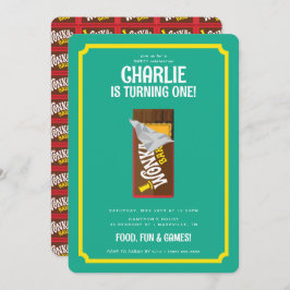 Willy Wonka und die Schokoladenfabrik zum Geburtst Einladung