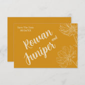 Willy Yours Rustic Boho Wedding Save the Date (Vorne/Hinten)