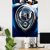 Willys coupe Frontlicht Poster (Heimbüro)