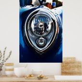 Willys coupe Frontlicht Poster (Küche)