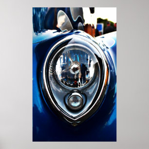 Willys coupe Frontlicht Poster