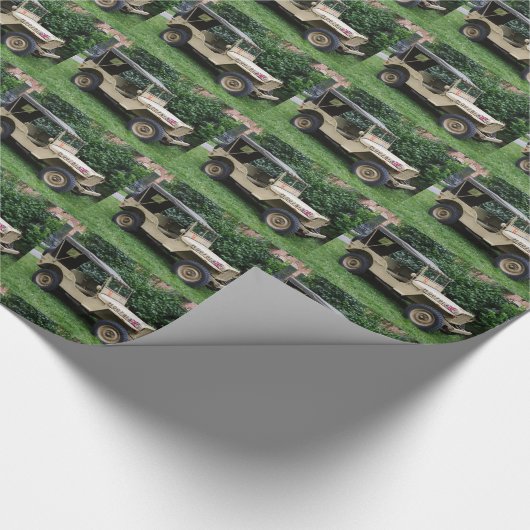 Willys MB Jeep Geschenkpapier (Ecke)