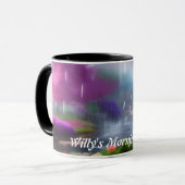 Willy's Morning Tea Personalisiert anpassbar Tasse (Vorderseite Links)