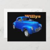 Willys Postkarte (Vorne/Hinten)
