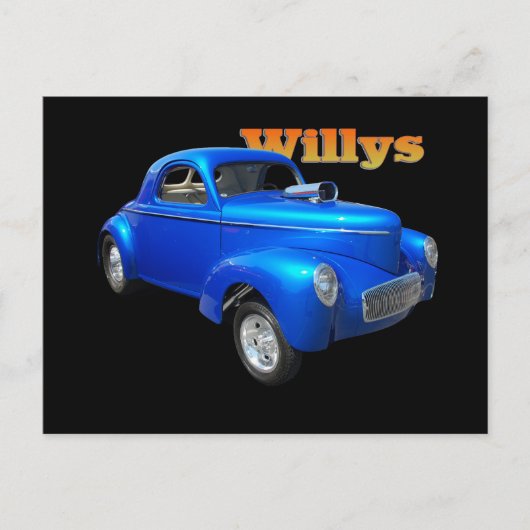 Willys Postkarte (Vorderseite)