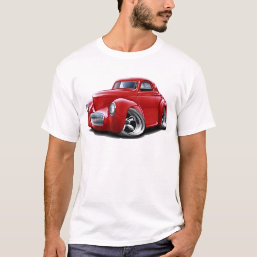 Willys Rot-Auto 1941 T-Shirt (Vorderseite)
