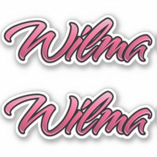 Wilma faded pink Aufkleber Sticker Stickerset