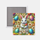 WILMA ~ Ostersonne und Eier ~ Magnet (Vorderseite/Rückseite)