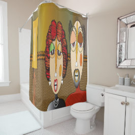 Wilma und Harry Duschvorhang