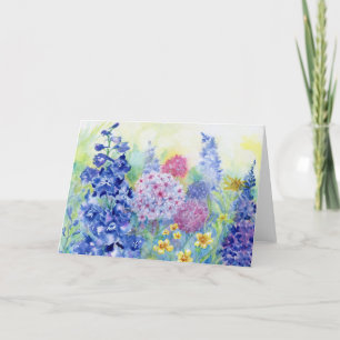 Wilmas leere Gartennotecard Dankeskarte