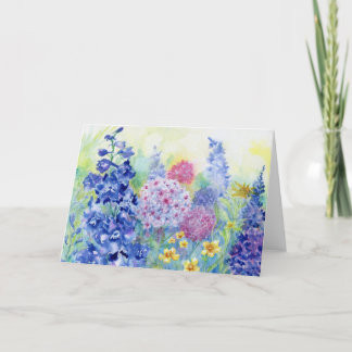 Wilmas leere Gartennotecard Dankeskarte