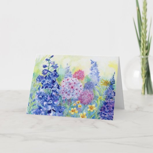 Wilmas leere Gartennotecard Dankeskarte (Vorderseite)