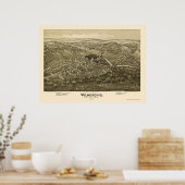 Wilmerding, PA Panoramic Map - 1897 Poster (Küche)