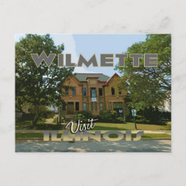 Wilmette, Besuch von Illinois Postkarte
