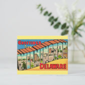 Wilmington DE Postkarte (Stehend Vorderseite)