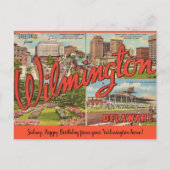 Wilmington Delaware Anlass Postkarte (Vorderseite)