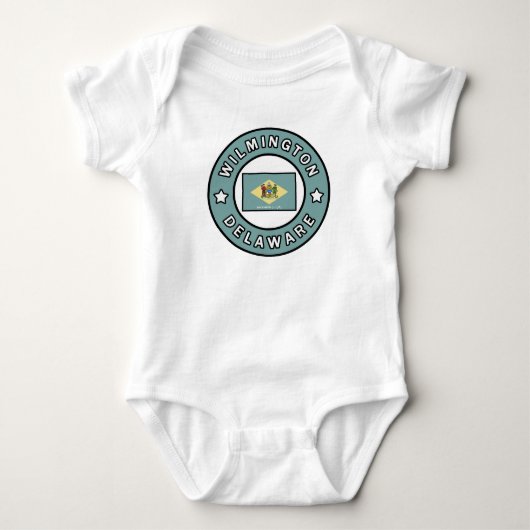 Wilmington Delaware Baby Strampler (Vorderseite)