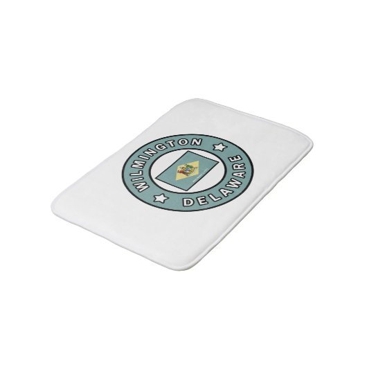 Wilmington Delaware Badematte (Schrägansicht)