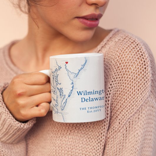 Wilmington Delaware Geschenk Kaffeetasse