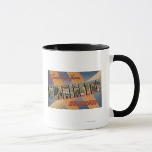 Wilmington, Delaware - große Buchstabe-Szenen Tasse