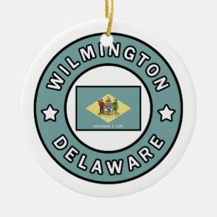 Wilmington Delaware Keramik Ornament