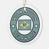 Wilmington Delaware Keramik Ornament (Links)