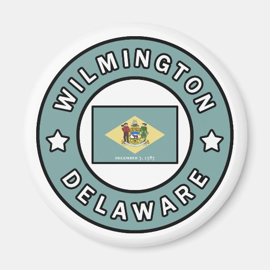 Wilmington Delaware Magnet (Vorne)