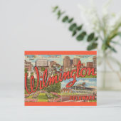 Wilmington Delaware Postkarte (Stehend Vorderseite)