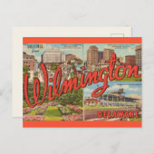 Wilmington Delaware Postkarte (Vorne/Hinten)