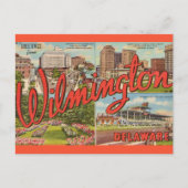 Wilmington Delaware Postkarte (Vorderseite)