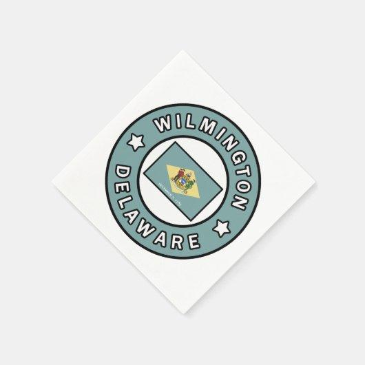 Wilmington Delaware Serviette (Ecke)