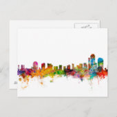 Wilmington Delaware Skyline Postkarte (Vorne/Hinten)