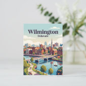 Wilmington, Delaware, USA Postkarte (Stehend Vorderseite)
