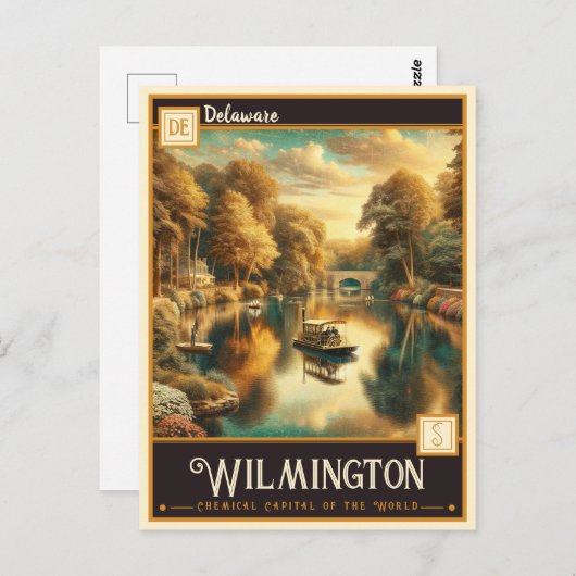 Wilmington, Delaware | VINTAG Postkarte (Vorne/Hinten)