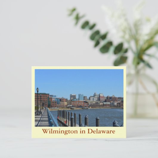 Wilmington in Delaware Postkarte (Stehend Vorderseite)