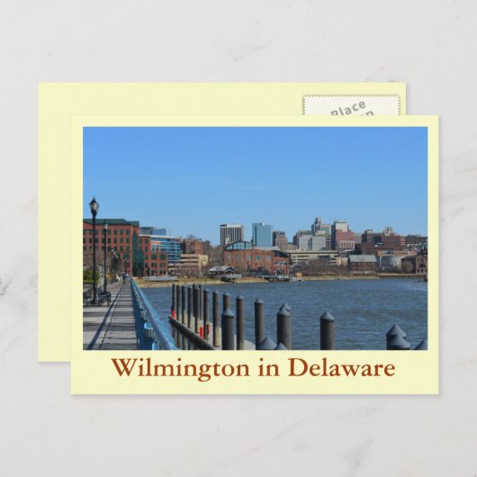 Wilmington in Delaware Postkarte (Vorne/Hinten)