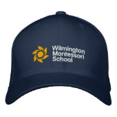 Wilmington Montessori School Baseball Cap Bestickte Baseballkappe (Vorderseite)