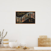 Wilmington, North Carolina - Große Briefszenen Poster (Küche)