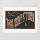 Wilmington, North Carolina - Große Briefszenen Postkarte (Vorderseite)