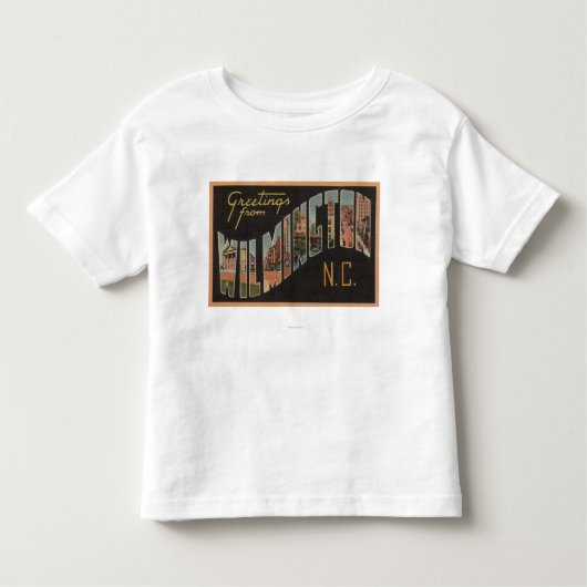 Wilmington, North Carolina - große Kleinkind T-shirt (Vorderseite)